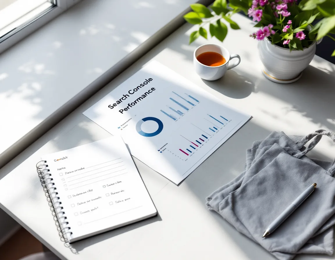 A printed traffic chart, a handwritten checklist and a teapot arranged on a table